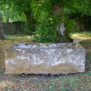 An 18th century large stone trough