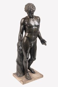 JOHN CHEERE 1709-1787  An 18th Century Lead Figure of The Capitoline Antinous 