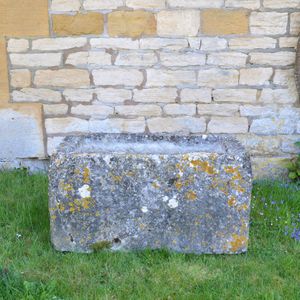 An 18th century stone trough