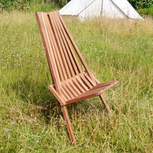 The Contemporary Slat-Back Hardwood Chair