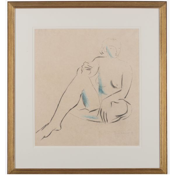 'Seated Nude' David Francis Butterfield 1905 - 1968