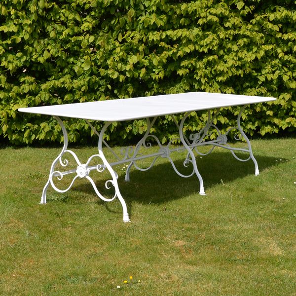 The Large Rectangular Garden Dining Table - ARCHITECTURAL HERITAGE