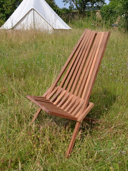 The Contemporary Slat-Back Hardwood Chair