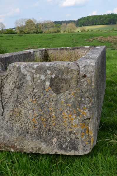 An 18th century large stone trough