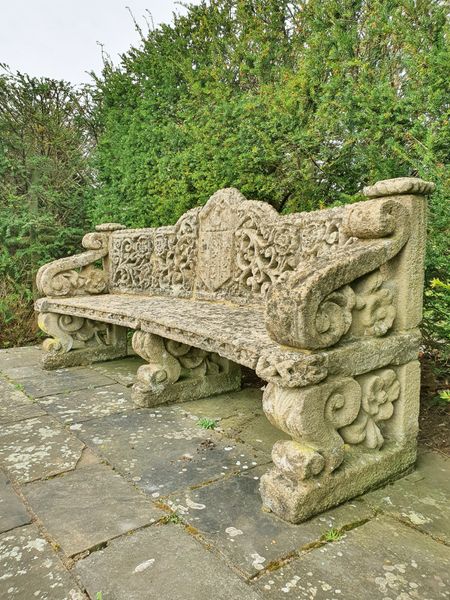 A Baroque garden seat