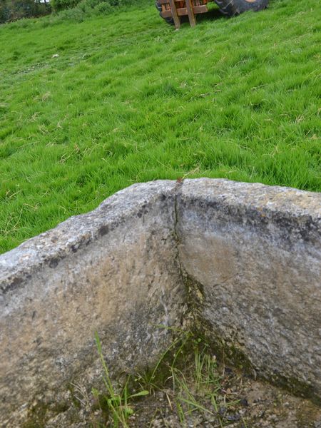 An 18th century large stone trough