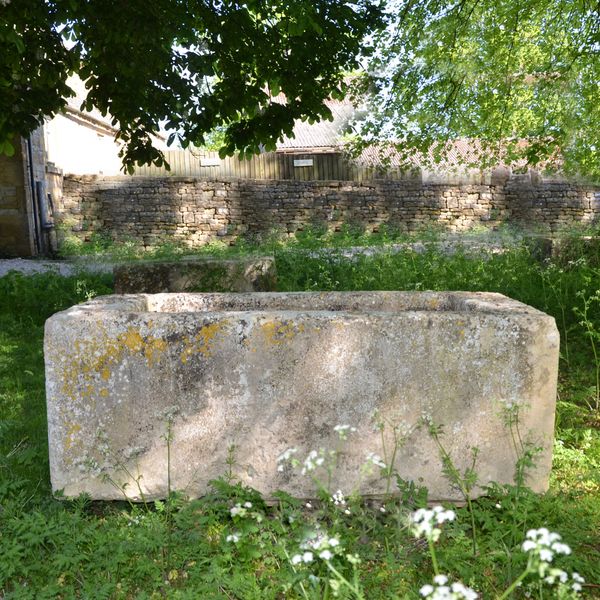 An 18th century large stone trough