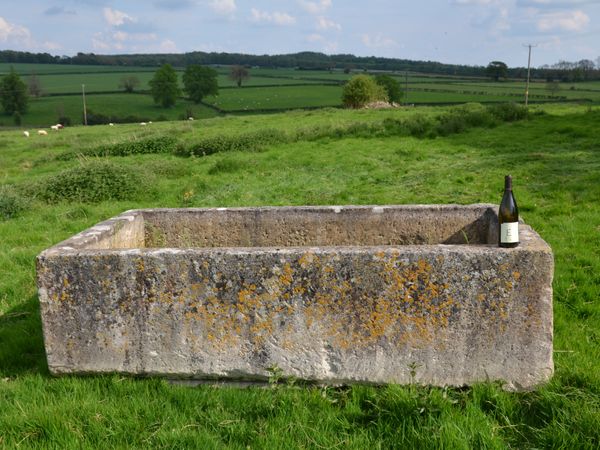 An 18th century large stone trough