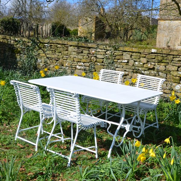 The Small Rectangular Garden Dining Table
