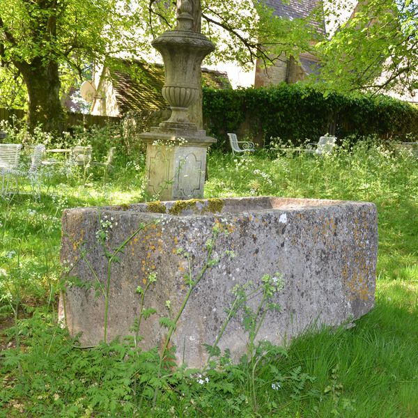 An 18th century large stone trough