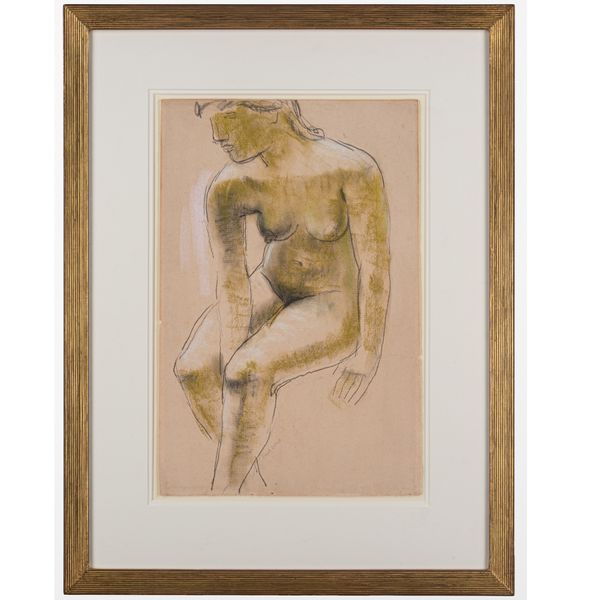 'Seated Nude' Frank Dobson 1888-1963