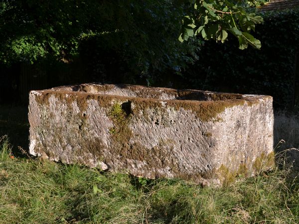  A large 18th century stone trough