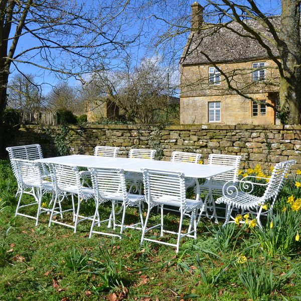 The Large Rectangular Garden Dining Table