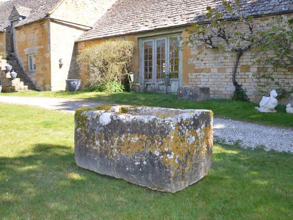An 18th century stone trough