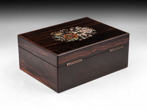Antique Coromandel Sewing Box