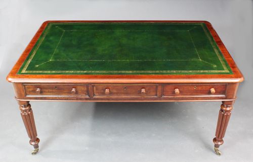 Large Mahogany Writing Table