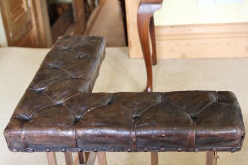 Late 19th Century Copper & Leather Club Fender