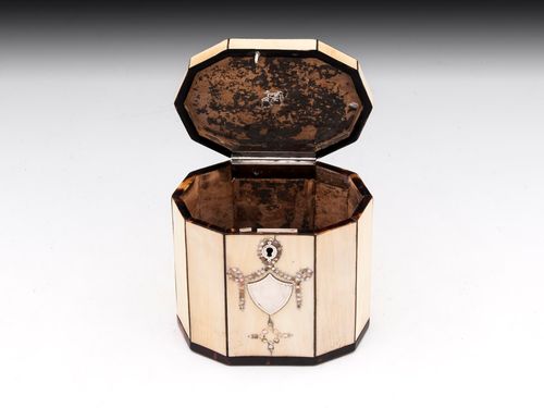 Antique Ivory Tea Caddy