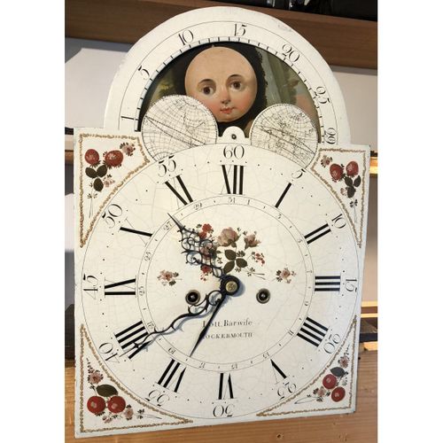 George III Mahogany Longcase Clock by Barwise