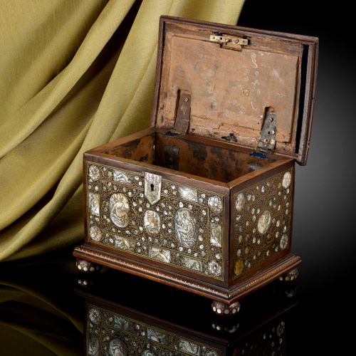 A Walnut Casket C.1670-1680