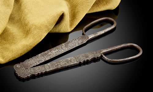 A very rare pair of Sugar cutters, Nuremberg 17th century