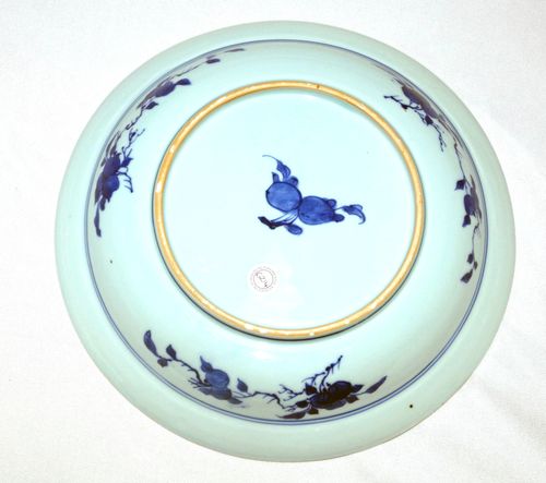 Kangxi Master of The Rocks Large Blue and White Plate