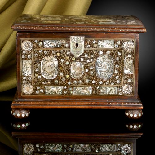 A Walnut Casket C.1670-1680