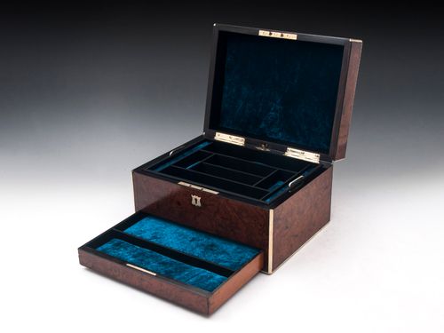 Burr Walnut Jewelry Box