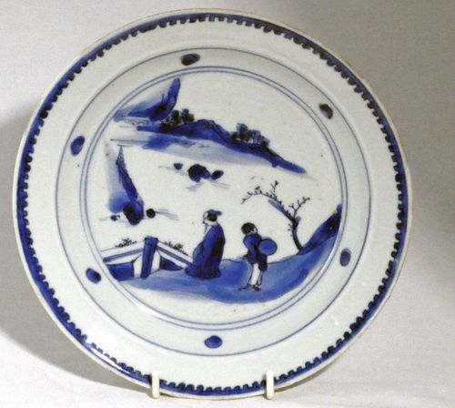 Ming Dynasty Blue and White Ko-sometsuke Plate
