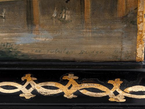 Antique Welsh Slate Tobacco Box