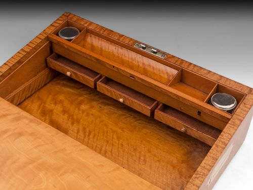 Antique Maple Writing Box