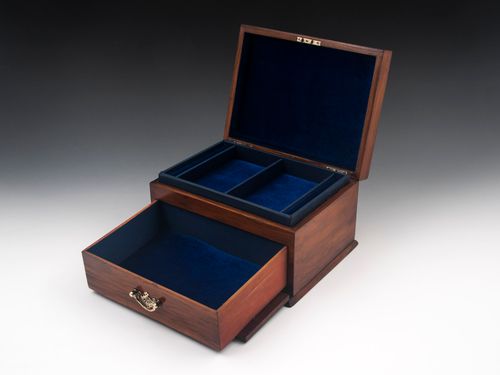 Glazed Walnut Jewellery Box