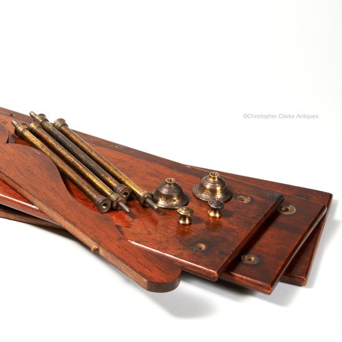 Campaign Shelves Made of Teak & Brass