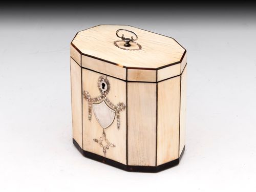 Antique Ivory Tea Caddy