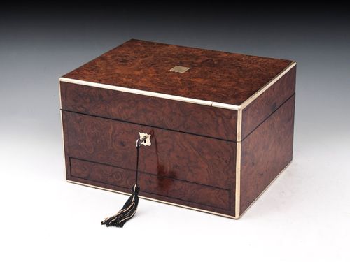 Burr Walnut Jewelry Box
