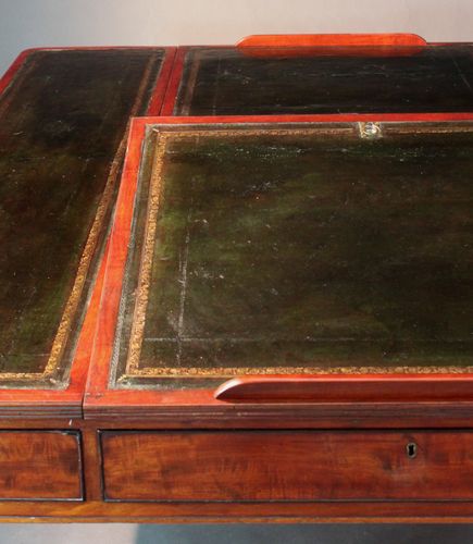 Fine George III Mahogany Partners Writing Table