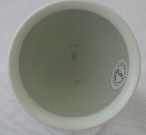 Transitional Blue and White Conical Cup