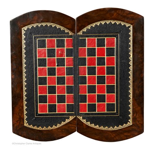 Victorian, Miniature Walnut Games Table