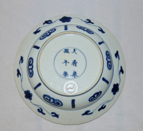 Chinese kangxi Mark and Period Klapmutts plate