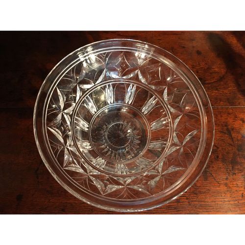 19th. century Stuart Crystal Glass Bowl