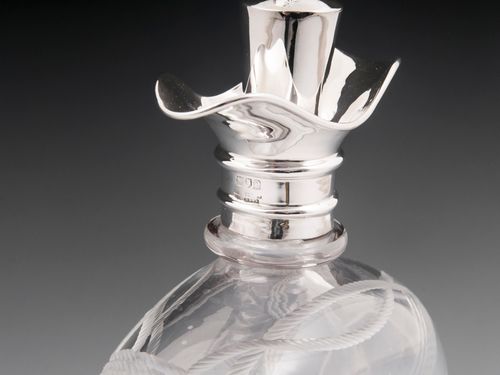 Nautical Lifebuoy Silver Decanter
