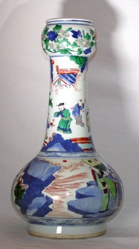 Chinese Transitional Wucai Jar