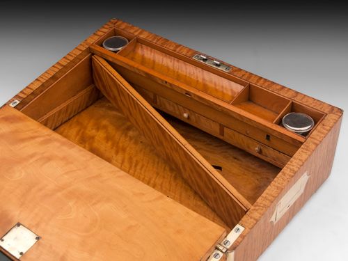 Antique Maple Writing Box