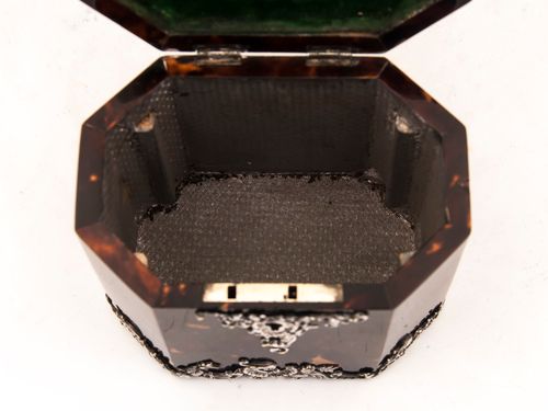 Tortoiseshell Tea Caddy