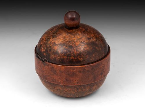 Rare Antique Sycamore Tea Caddy