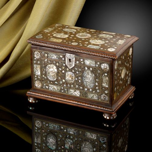 A Walnut Casket C.1670-1680