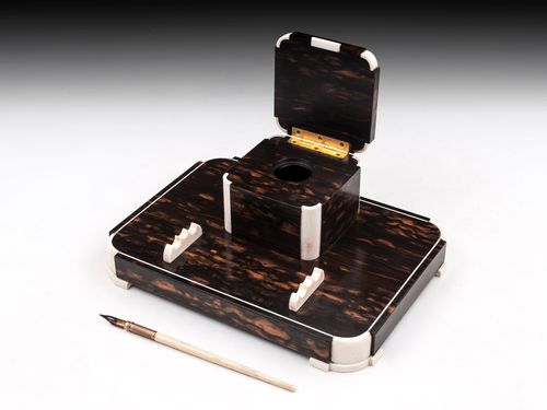 Art Deco Coromandel Desk Set