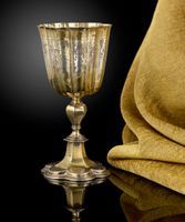 A fine Silver gilt wine cup, German or Swiss c.1630