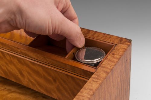 Antique Maple Writing Box