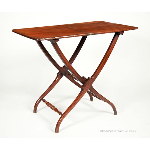 Folding Mahogany Coaching Table